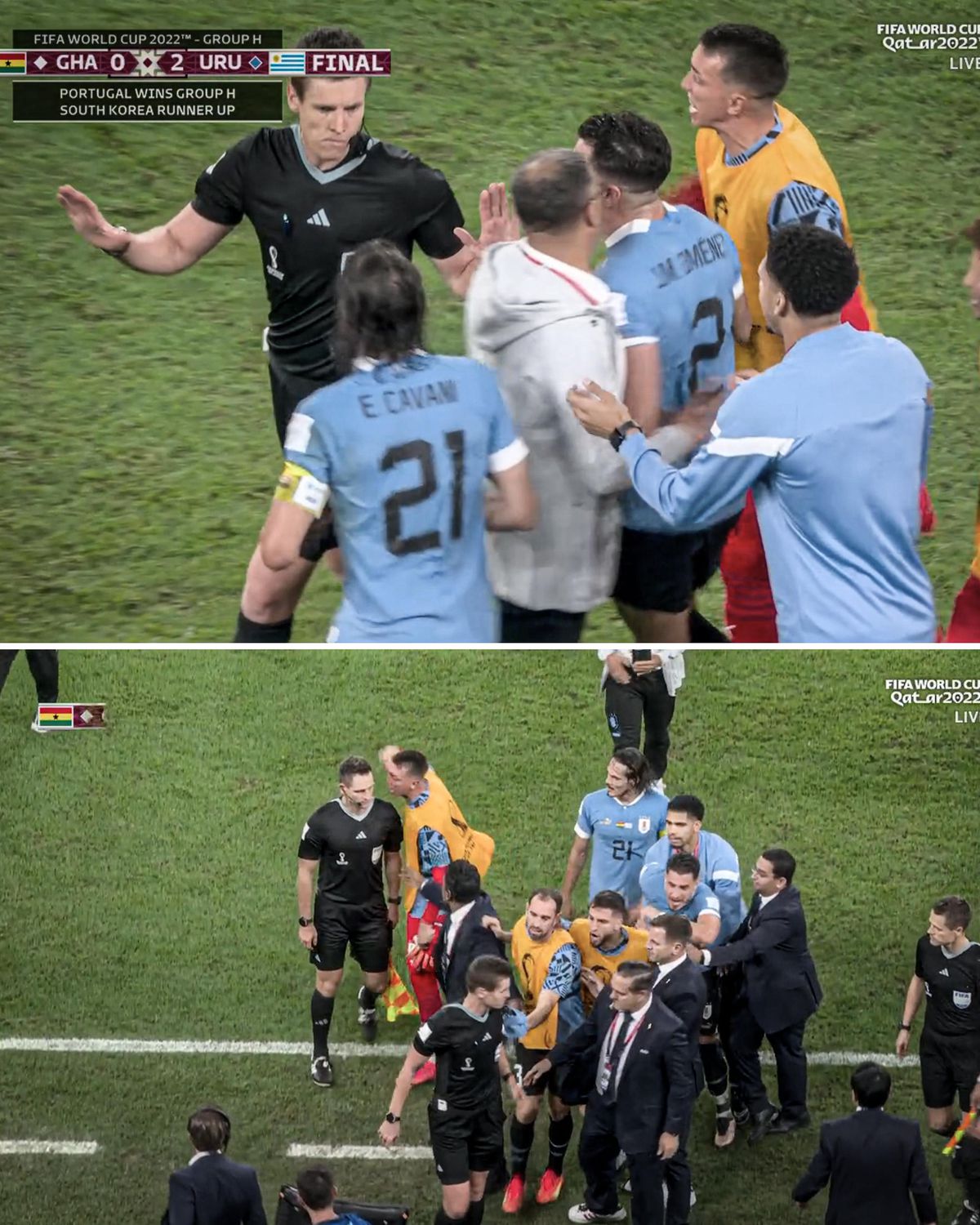 Surprins de camere strigând în scandalul de la Uruguay -  Ghana: „Acești nenorociți sunt o adunătură de hoți!” » FIFA îi pregătește pedeapsa