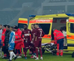 Ambulanța a intrat pe teren la CSU Craiova - CFR Cluj