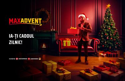 Maxbet.ro – ai un cadou garantat în Calendarul MaxAdvent