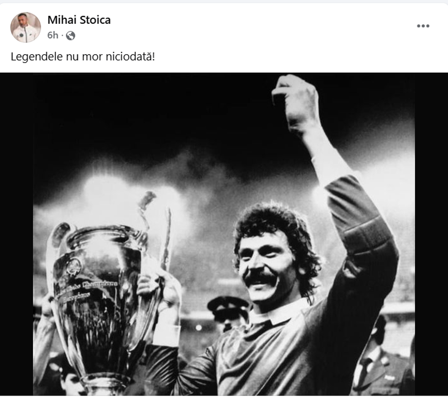 Mihai Stoica a scris doar 4 cuvinte după moartea lui Helmuth Duckadam și decizia luată de FCSB luni seara