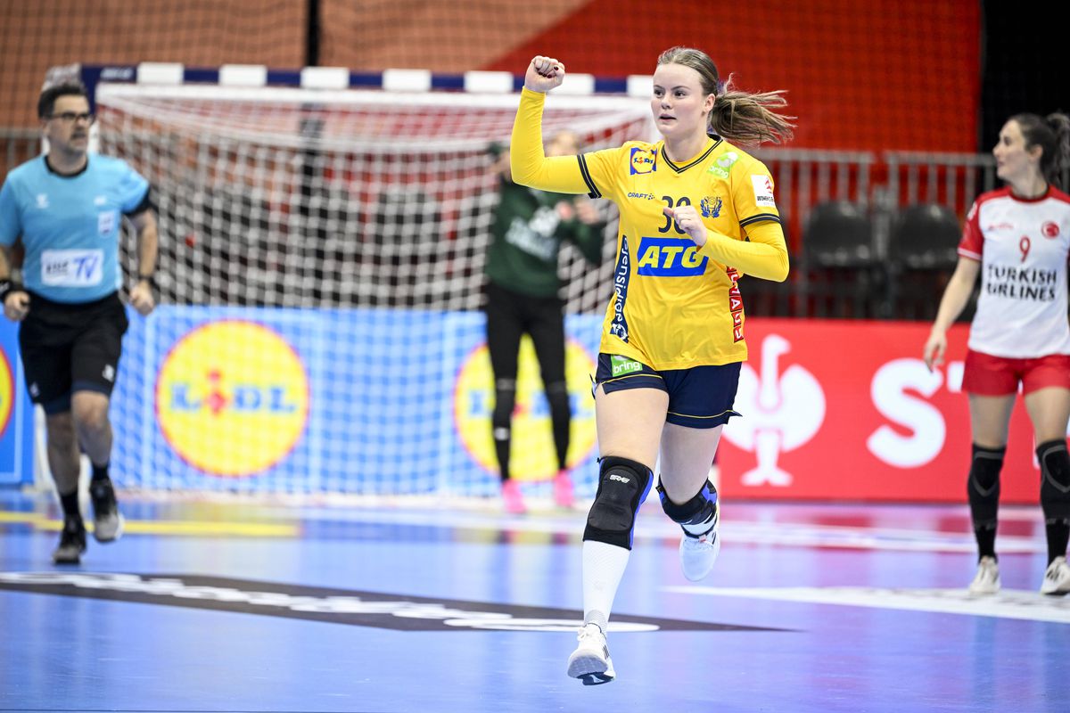Turcia - Suedia, Campionatul European de handbal feminin