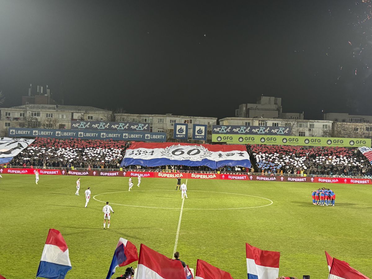 Oțelul - FCSB. imagini înainte de meci