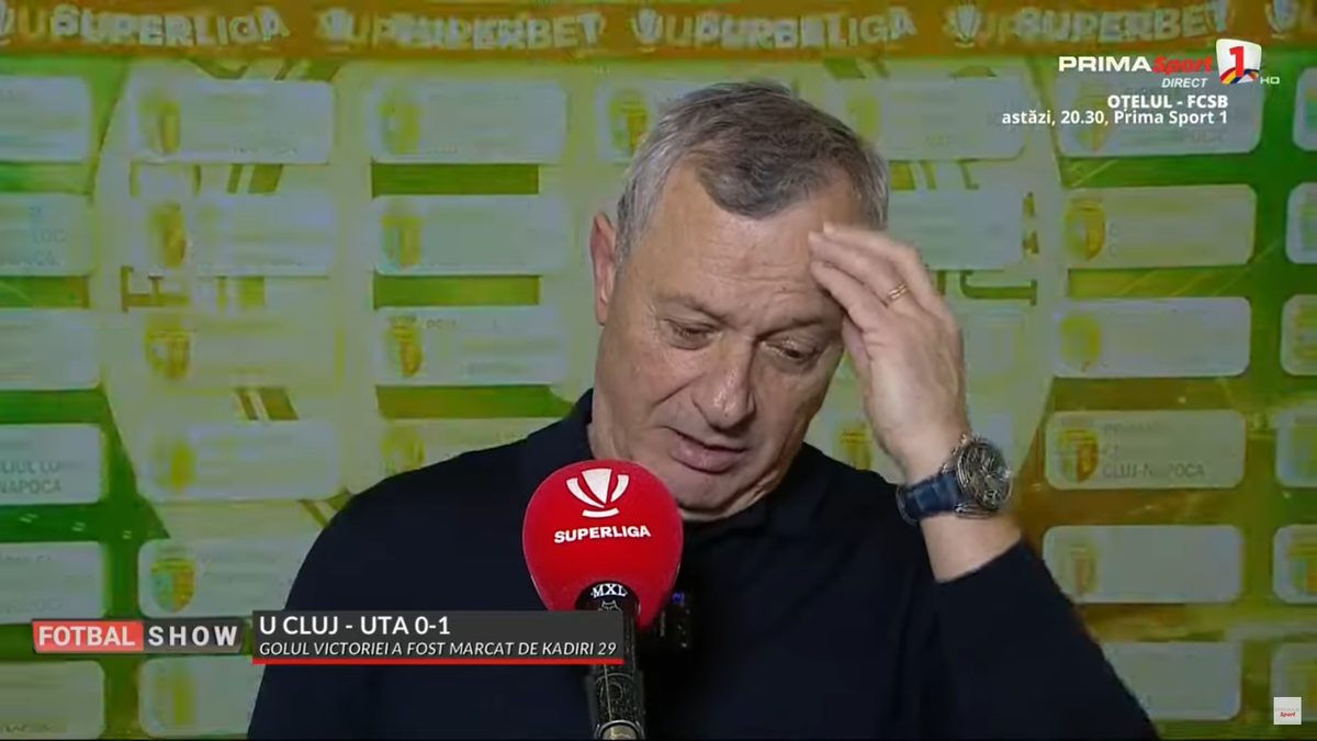 Mircea Rednic a izbucnit în lacrimi la flash-interviu în timp ce vorbea despre Helmuth Duckadam