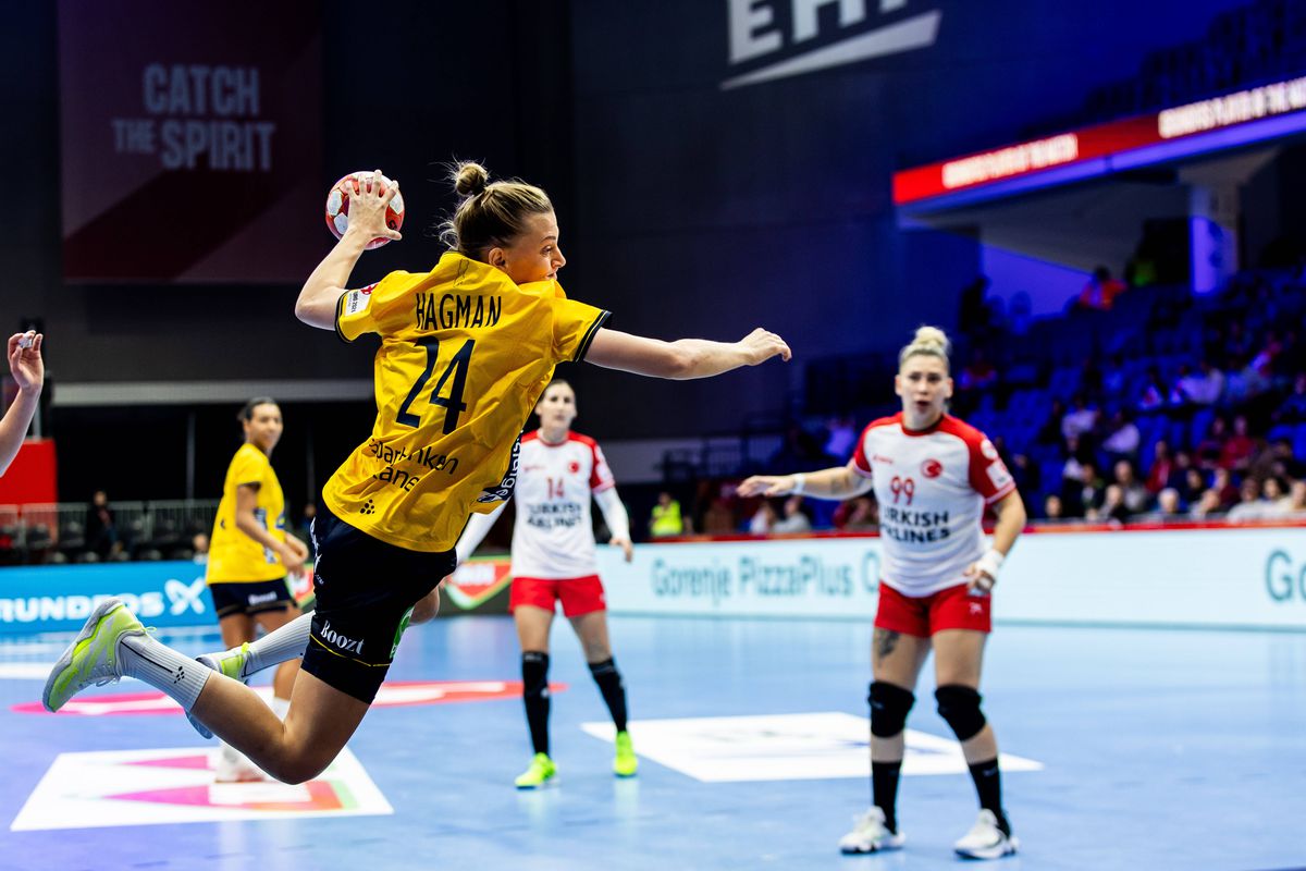 Turcia - Suedia, Campionatul European de handbal feminin