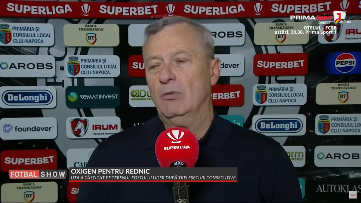 Mircea Rednic a izbucnit în lacrimi la flash-interviu în timp ce vorbea despre Helmuth Duckadam