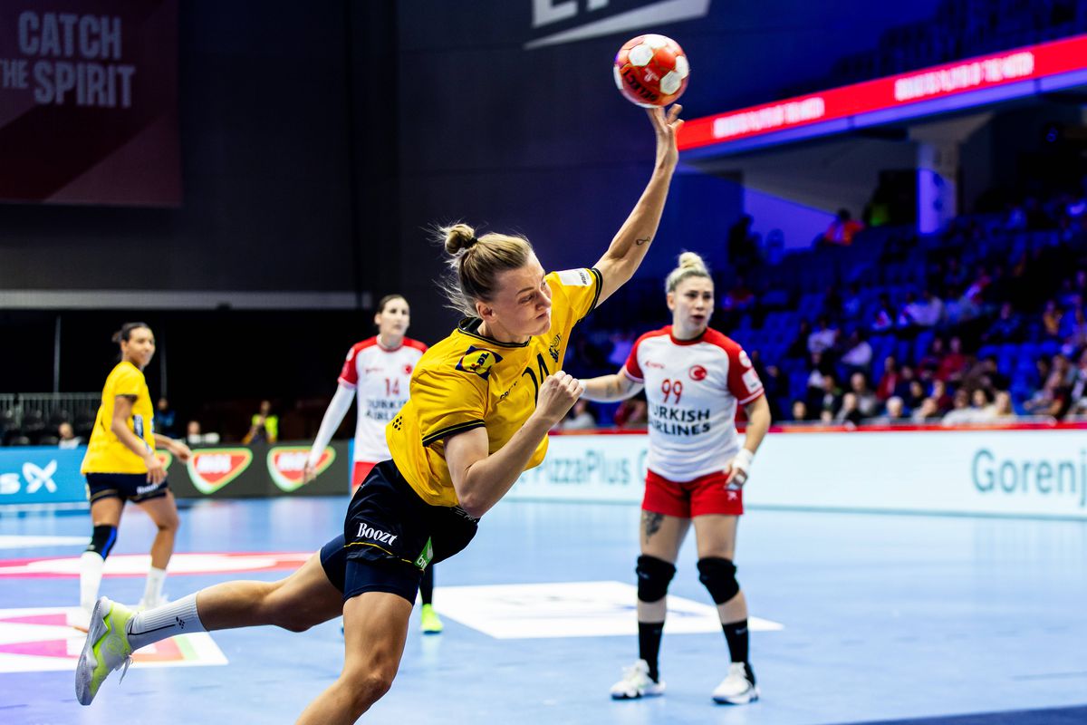 Turcia - Suedia, Campionatul European de handbal feminin