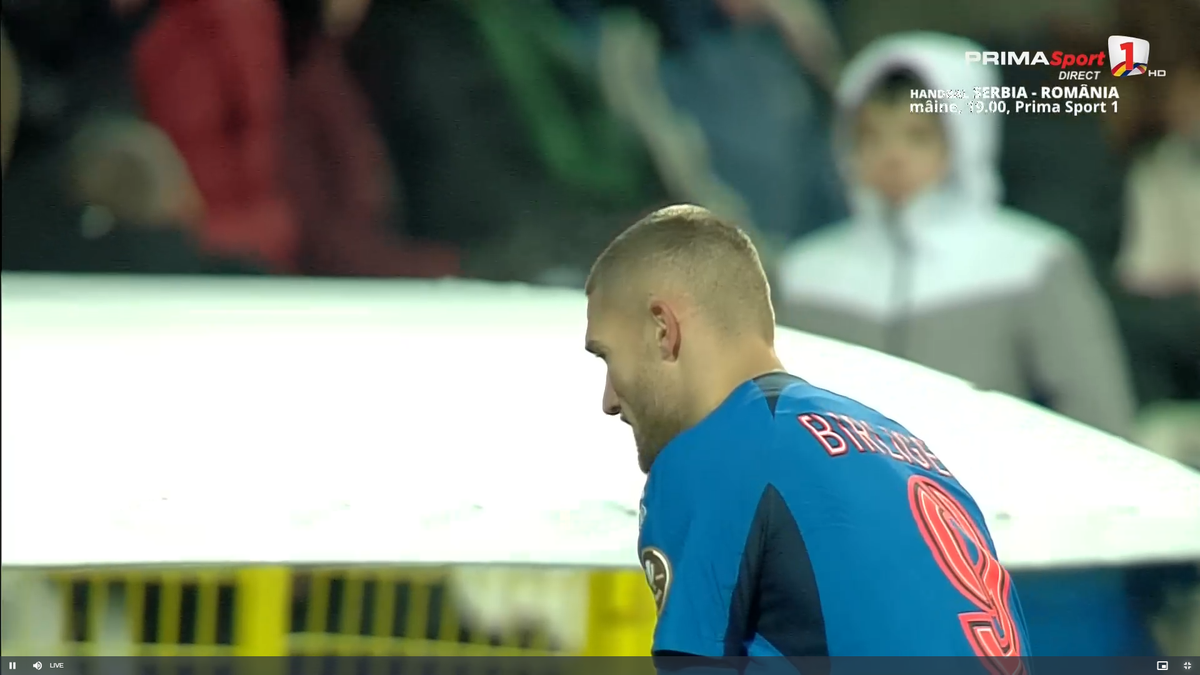 Daniel Bîrligea i-a dedicat golul din Oțelul - FCSB lui Helmuth Duckadam