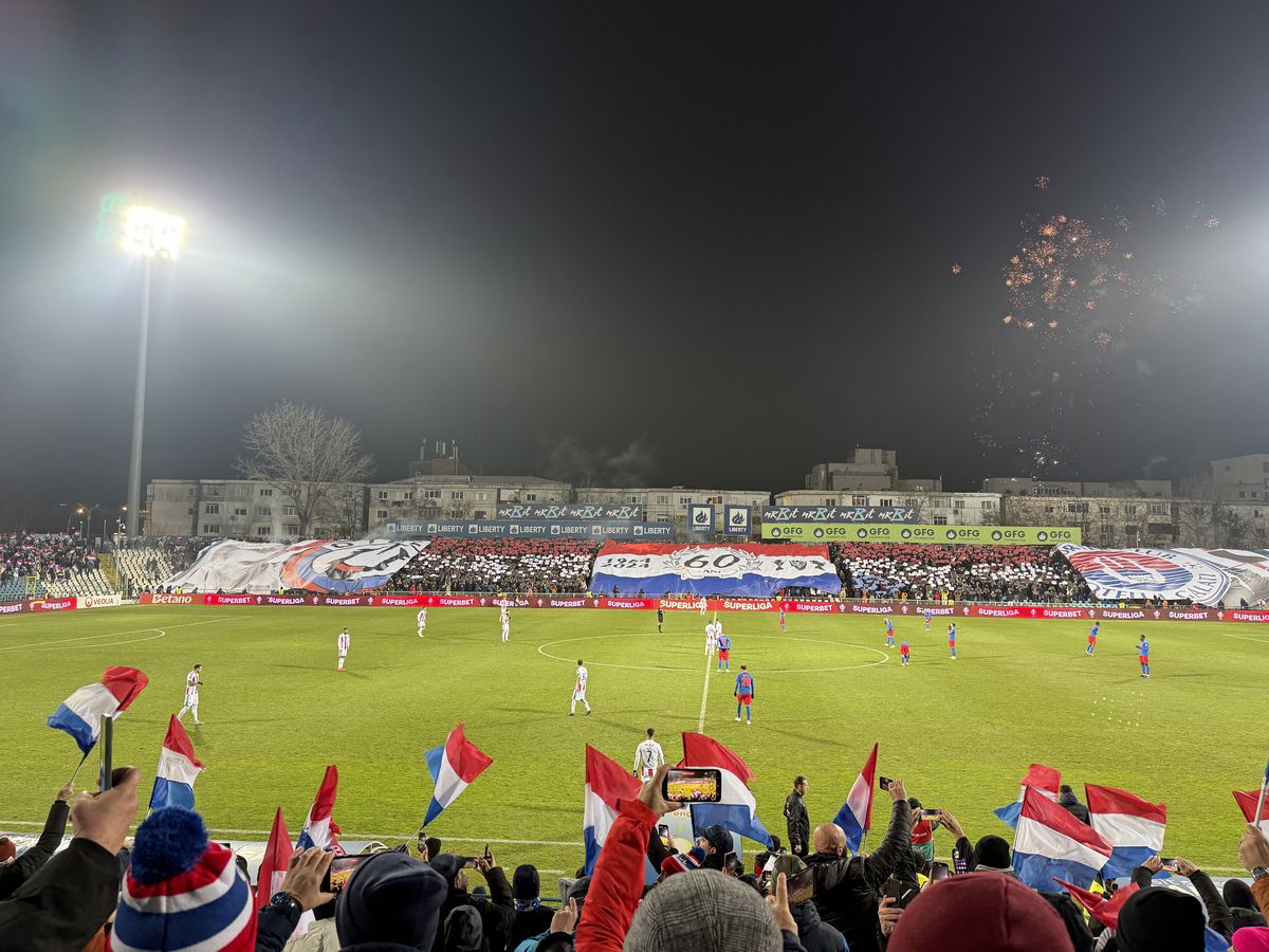 Oțelul - FCSB. imagini înainte de meci