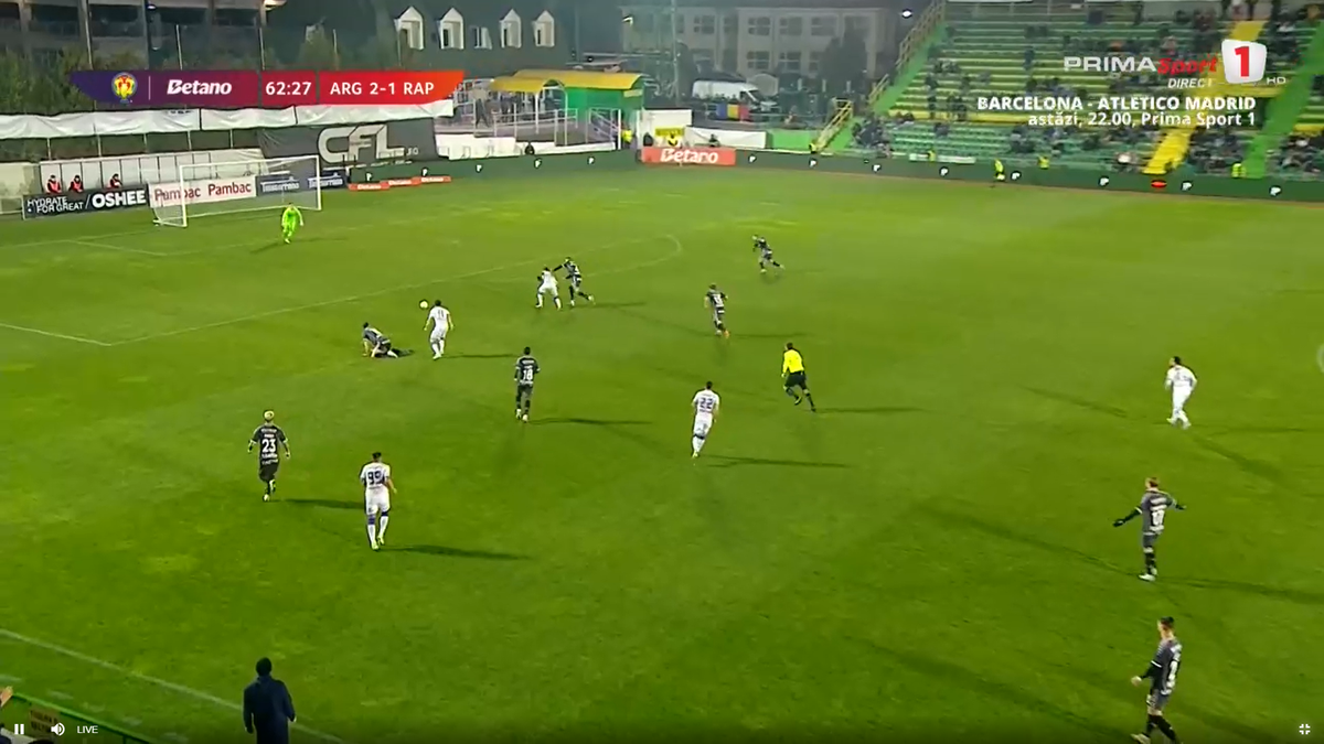 Leo Bolgado, eliminat în Argeș - Rapid