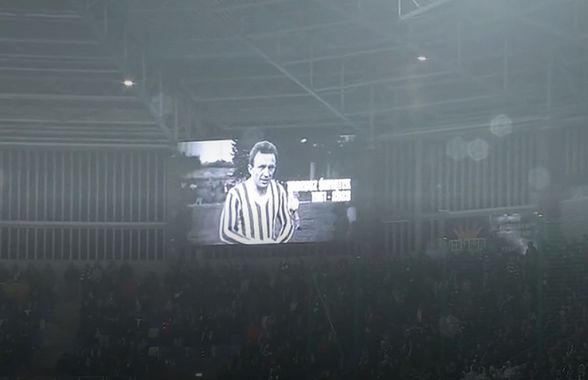 Ce gafă macabră! Fostul internațional, aflat în tribună, a fost omagiat printr-un minut de reculegere