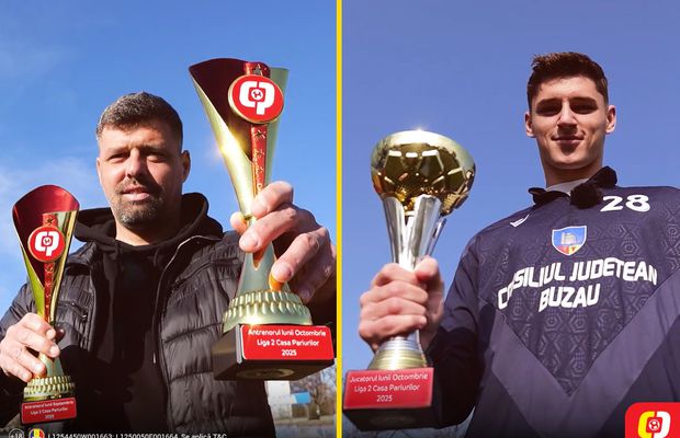 Fanii au decis: ei sunt Jucătorul și Antrenorul Lunii Octombrie în Liga 2 Casa Pariurilor