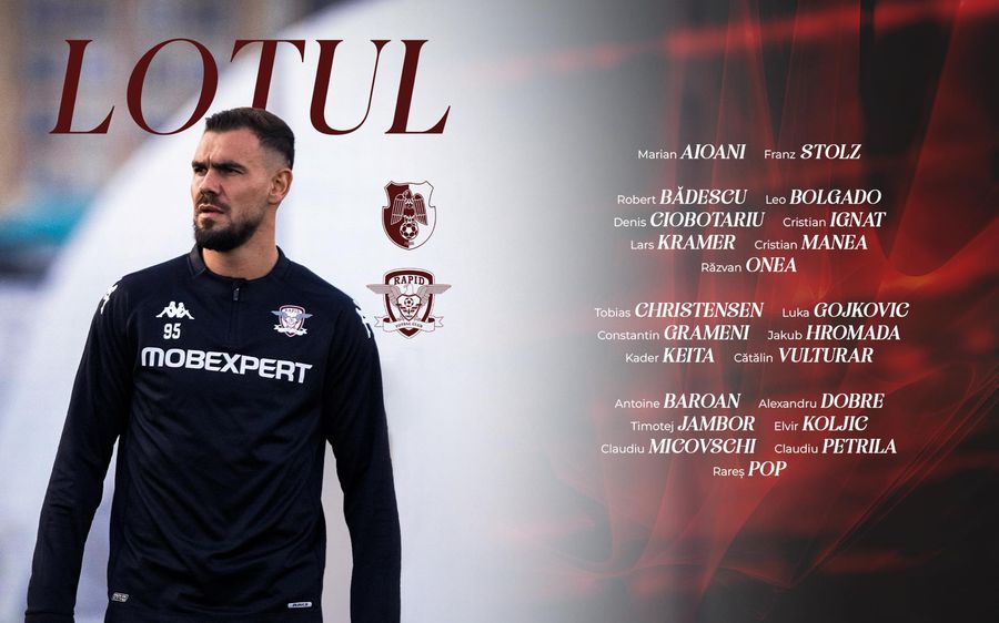 Victorie DRAMATICĂ în FC Argeș - Rapid » 3 goluri, ELIMINARE și multe faze controversate! Clasament-surpriză în grupa A din Cupa României Betano