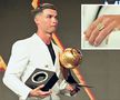 Cristiano Ronaldo, strălucitor la Globe Soccer Awards » A purtat un ceas de aproape un milion de euro