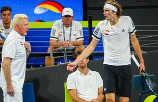 ATP CUP // VIDEO Alexander Zverev, criză de nervi la primul turneu al anului! Și-a distrus complet racheta, chiar sub ochii lui Boris Becker