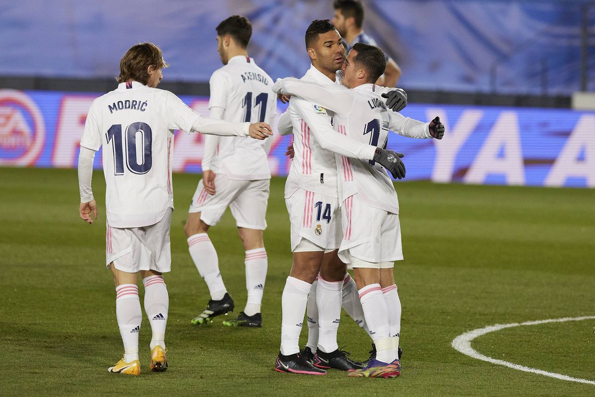 REAL MADRID - CELTA VIGO 2-0.  VIDEO + FOTO. Real Madrid, start perfect în 2021! Elevii lui Zidane au urcat pe primul loc în Spania