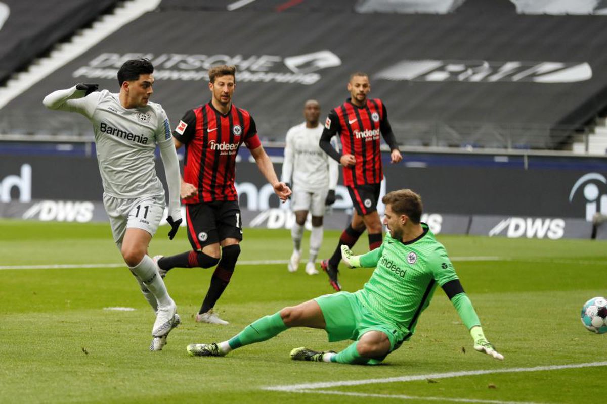 Nadiem Amiri, gol SENZAȚIONAL în Frankfurt - Leverkusen 2-1