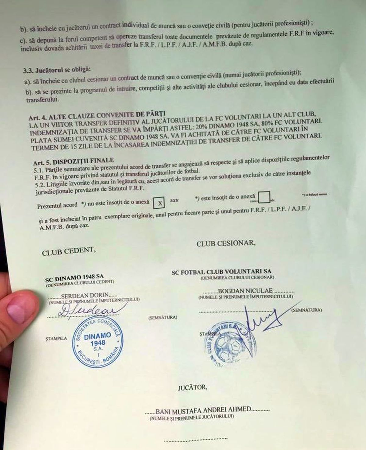 DINAMO. DDB face dezvăluiri incredibile: cum ar fi încercat Dorin Șerdean să trimită un jucător în Liga 1 » Fanii au blocat mutarea