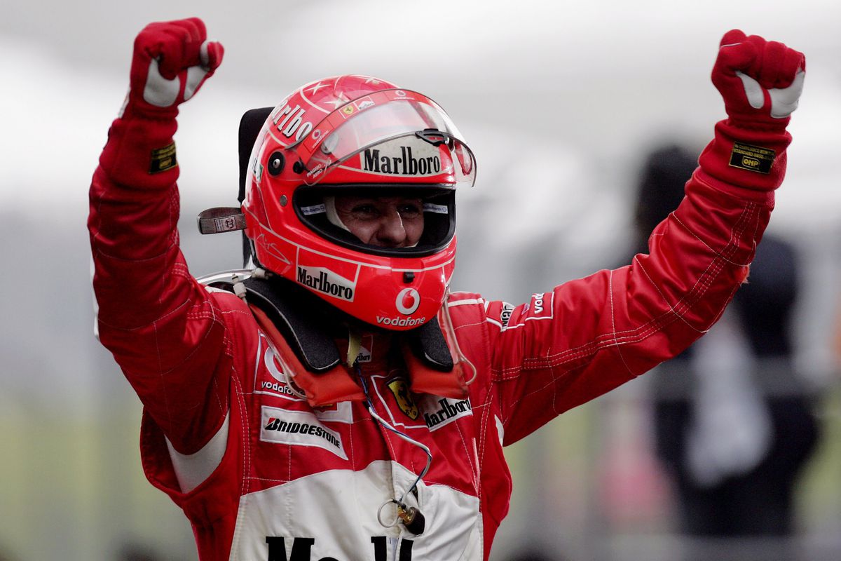 Fotografii spectaculoase din cariera lui Michael Schumacher