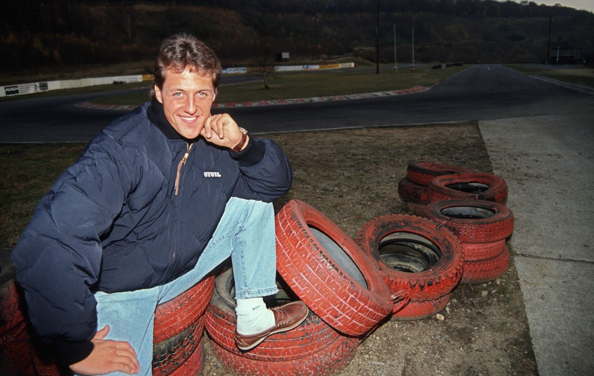 Fotografii spectaculoase din cariera lui Michael Schumacher