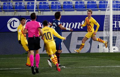 Huesca - Barcelona 0-1. FOTO Victorie la limită împotriva ultimei clasate! Catalanii urcă în La Liga