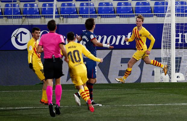 Huesca - Barcelona 0-1. FOTO Victorie la limită împotriva ultimei clasate! Catalanii urcă în La Liga