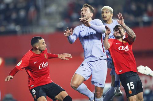 Luuk de Jong a înscris golul victoriei cu Mallorca // foto: Imago Images