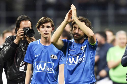 Niccolo și Andrea Pirlo, în 2018 // foto: Imago Images