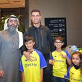 Cristiano Ronaldo a aterizat la un rege la Riyadh. Foto: Twitter @AlNassrFC_EN