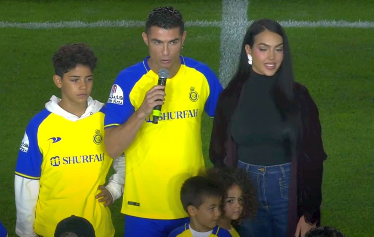 Georgina Rodriguez, prezență inedită la prezentarea lui Cristiano Ronaldo » Cum a apărut pe scenă în Arabia Saudită