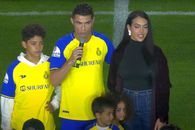 Georgina Rodriguez, prezență inedită la prezentarea lui Cristiano Ronaldo » Cum a apărut pe scenă în Arabia Saudită