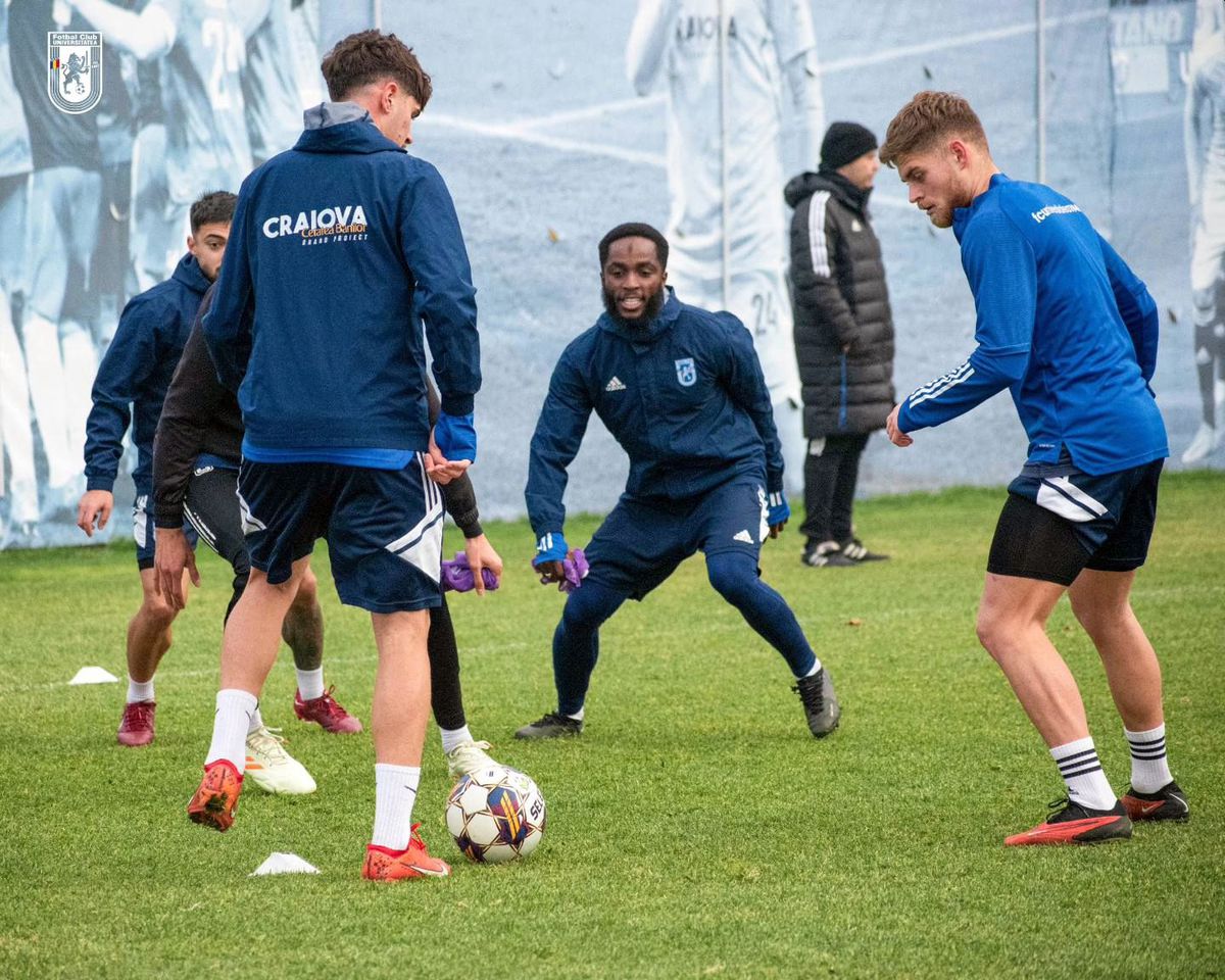 Antrenament FCU Craiova 3 ianuarie 2024