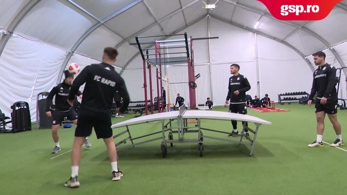 Rapid s-a reunit azi la baza Constructorul