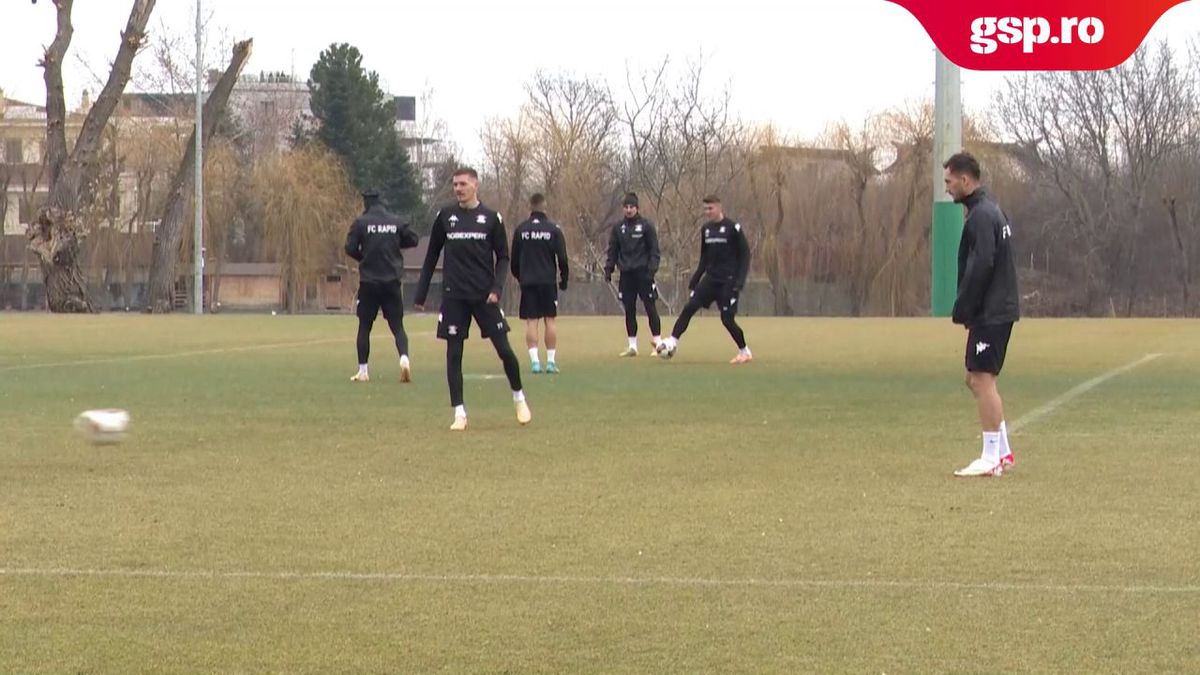 Rapid s-a reunit azi la baza Constructorul
