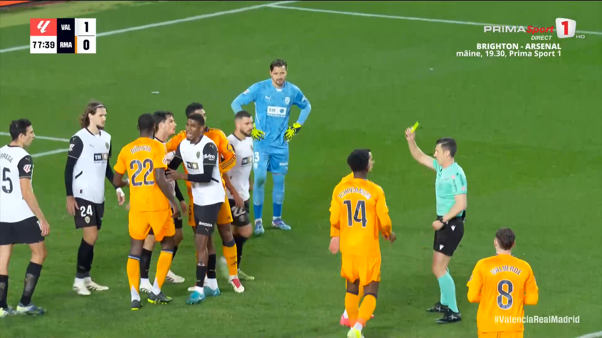 „Roșu” direct! Câte etape de suspendare riscă Vinicius