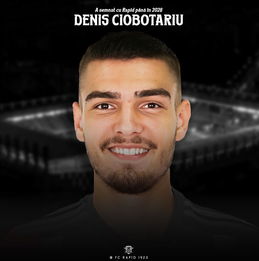 Rapid a anunțat astăzi transferul lui Denis Ciobotariu, dar telenovela încă nu s-a încheiat