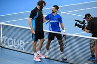 Novak Djokovic a fost răpus la Brisbane de uriașul american Reilly Opelka