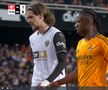 Gest golănesc al lui Vinicius în Valencia - Real Madrid, foto: captură Prima Sport