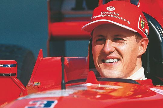 Michael Schumacher, la bordul Ferrari. Foto: Instagram