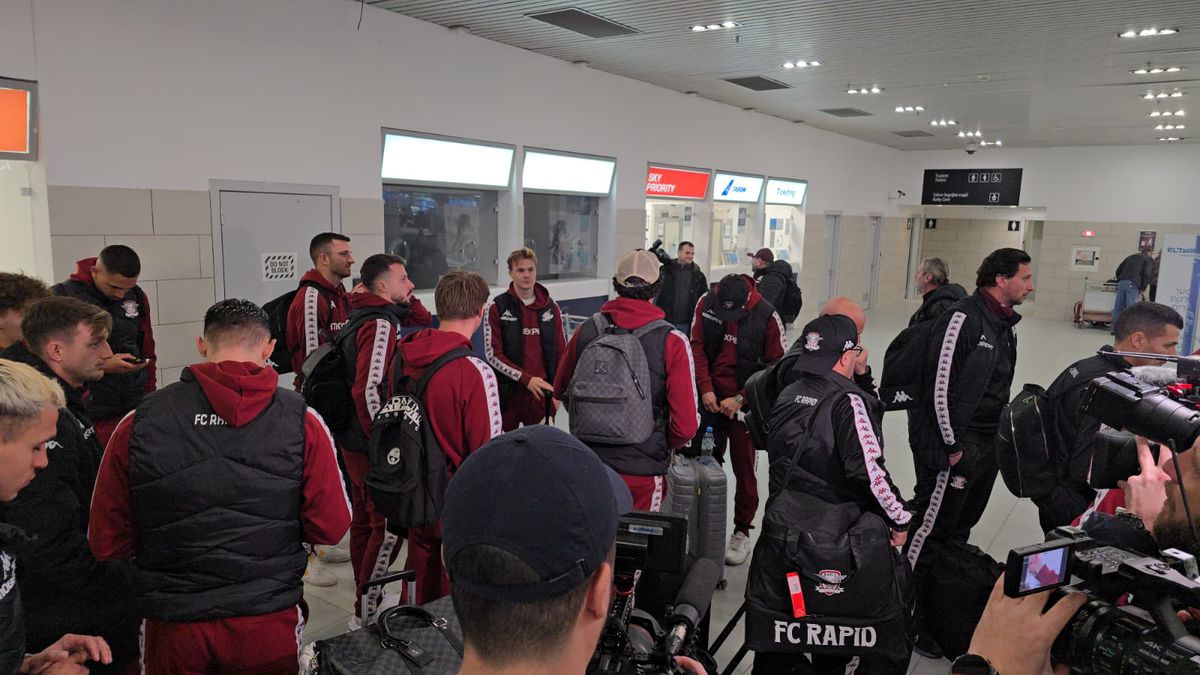 Rapid a plecat în cantonamentul din Antalya