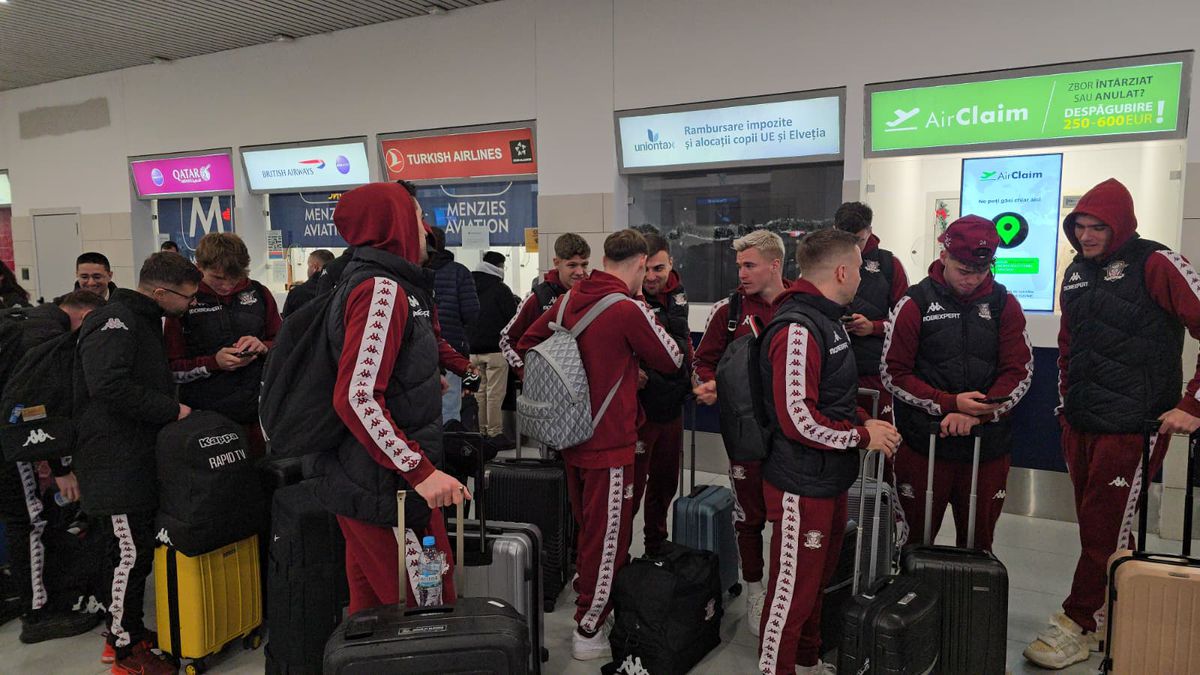 Rapid a plecat în cantonamentul din Antalya