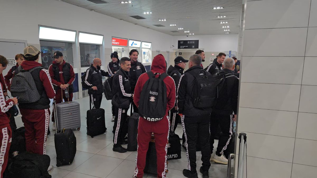 Rapid a plecat în cantonamentul din Antalya