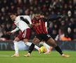 Antoine Semenyo, în duel cu Gabriel, în Bournemouth - Arsenal / foto Guliver/GettyImages