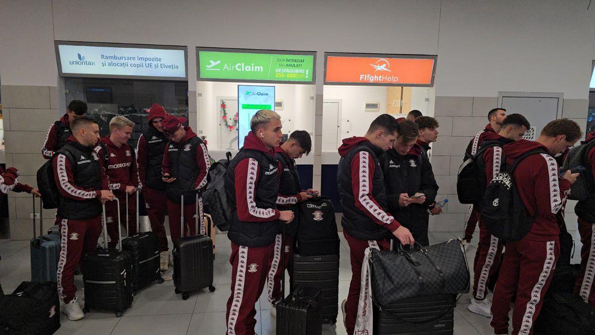 Rapid a plecat în cantonamentul din Antalya