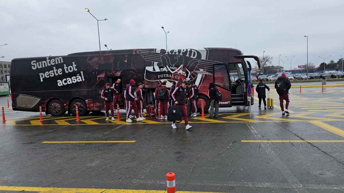Rapid a plecat în cantonamentul din Antalya