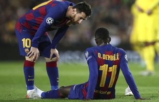 BARCELONA // Ghinion IMENS pentru Ousmane Dembele: francezul s-a accidentat pentru a 10-a oară!