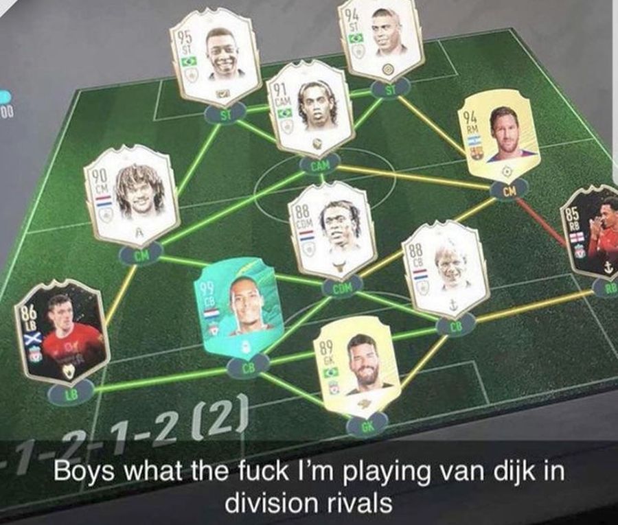 FIFA 20 // Virgil van Dijk este imbatabil și la FIFA 20 » Cum arată echipa fundașului de la Liverpool