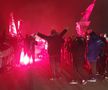 DINAMO - FCSB. VIDEO Ca în vremurile bune! Atmosfera creată de suporterii roș-albaștrilor înainte de Derby de România
