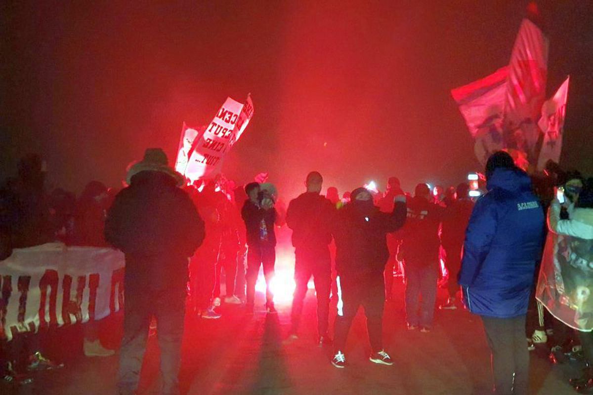 Dinamo - FCSB. Peluza Nord, 3 mesaje dure și un derapaj la adresa PCH: „Faceți chetă să jucați / De Liga 2 să scăpați”