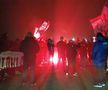 DINAMO - FCSB. VIDEO Ca în vremurile bune! Atmosfera creată de suporterii roș-albaștrilor înainte de Derby de România