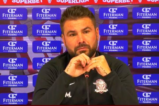 Adrian Mutu (44 de ani), antrenorul Rapidului, a criticat decizia celor de la Universitatea Cluj de a muta meciul cu CS Mioveni, din runda cu numărul 25, pe terenul de la Mediaș.